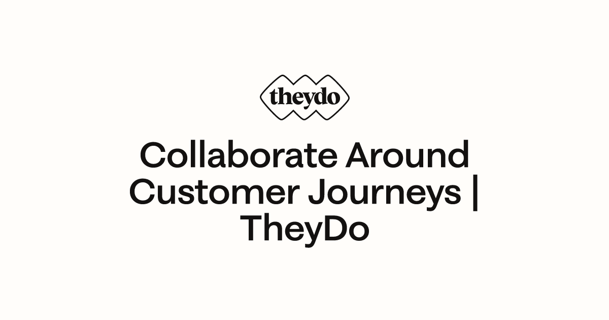 Collaborate Around Customer Journeys | TheyDo